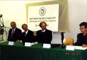 Deň Právnickej fakulty - 2001